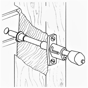 Paire de BLOQUES BAIES pour VOLET ROULANT - ABUS .