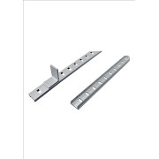 1 Lot : 20 Crémaillères Alu anodisées 1.83 mètre + 100 Taquets alu pr étagères  Verre