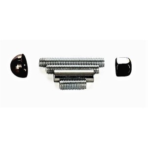 Fixation "Black Matt" pour Barre et supports noirs - Inox -