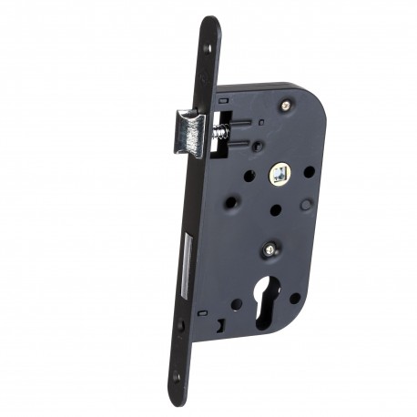 Serrure à Larder - Noire - Axe 50 mm - Epaisseur: 16 mm -