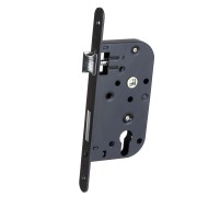 Serrure à Larder - Noire - Axe 50 mm - Epaisseur: 14 mm -