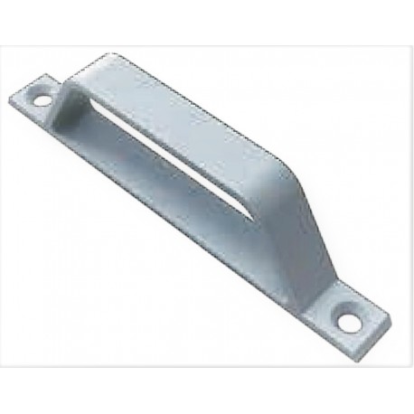 1 Poignée de Tirage à Pattes KLOSE besser + 2 Vis - Aluminium " STELLUS "  Blanc 9016.