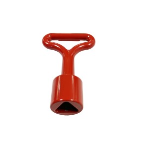 Clé de Batteuse rouge pompier Triangle