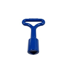 Clé de batteuse bleu pompier Triangle