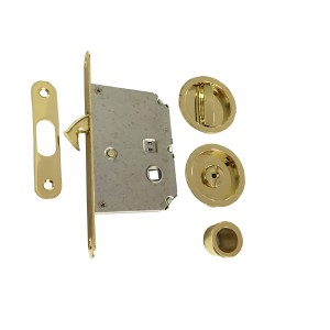Serrure pour Galandage KLOSE besser A Condamnation Bouton A Fleur de la porte  Laiton Poli .