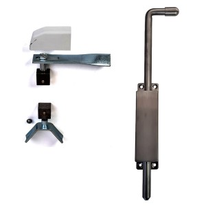 Pivots de portail pour tube de 35x35 mm -