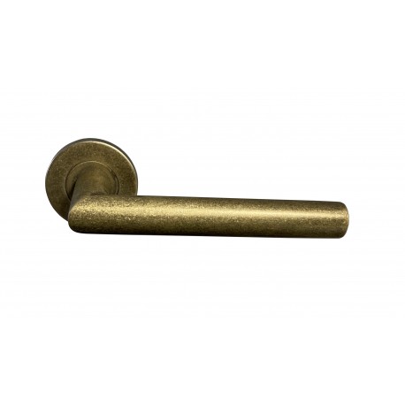 Paire de Poignées sur Rosaces "ANTIK GOLD" Inox 304