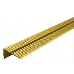 Paragradino 42x22 mm- KLOSE besser - anodizzato oro - lunghezza da 1 metro a 1,50 metri - 003.D