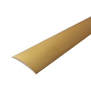 SEUIL de Porte BOMBE 40x5 mm - KLOSE besser - Anodisé Or  - Longueurs :de 1 Mètre à 1.50  Mètre - 087 D.