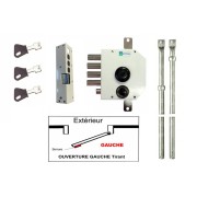 Serrure 3 Points MOTTURA 630 A2P1* ETOILE BLANCHE   Avec Gache Électrique