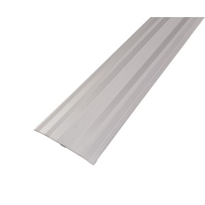 SEUIL PLAT 60 mm - KLOSE besser - Anodisé Argent - Longueurs : de 1 Mètre à 1.50 Mètre -   155 Arg.