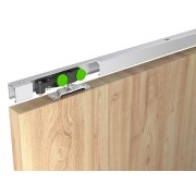 Kit Rail 1.90 m Porte Coulissante Suspendue 40 kg M.I.FRANCE