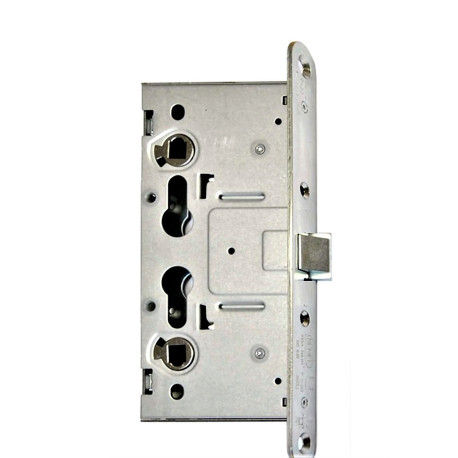 SERRURE à LARDER pour Porte Coupe Feu - 2 cylindres - 2 LANGUETTES .
