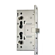 SERRURE à LARDER pour Porte Coupe Feu - 2 cylindres - 2 LANGUETTES .