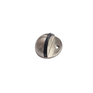 BUTOIR DEMI LUNE au sol COULEUR INOX ou NOIR