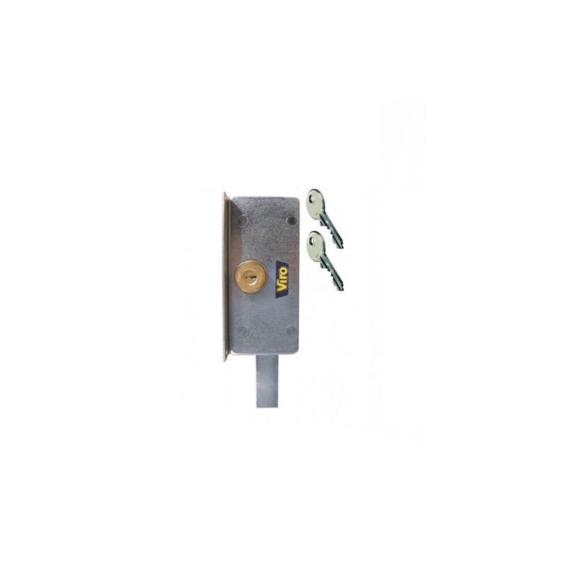 SERRURE BLINDEE LYONNAISE POUR PORTE de GARAGE BASCULANTE VIRO 4201 en Position VERTICALE