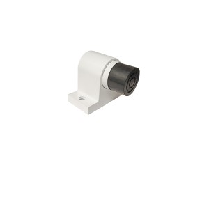 BUTOIR au SOL pour PORTE LOURDE jusqu'à 120 kg à RESSORT tout INOX 304  COULEUR EPOXY : Blanc ,Gris ou Noir.