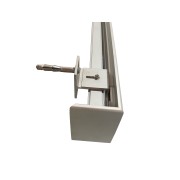 Riel de puerta corredera de aluminio anodizado CACHE