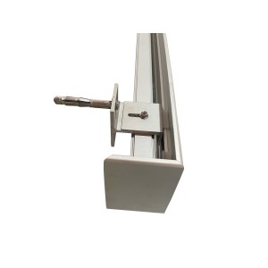 Riel de puerta corredera de aluminio anodizado CACHE