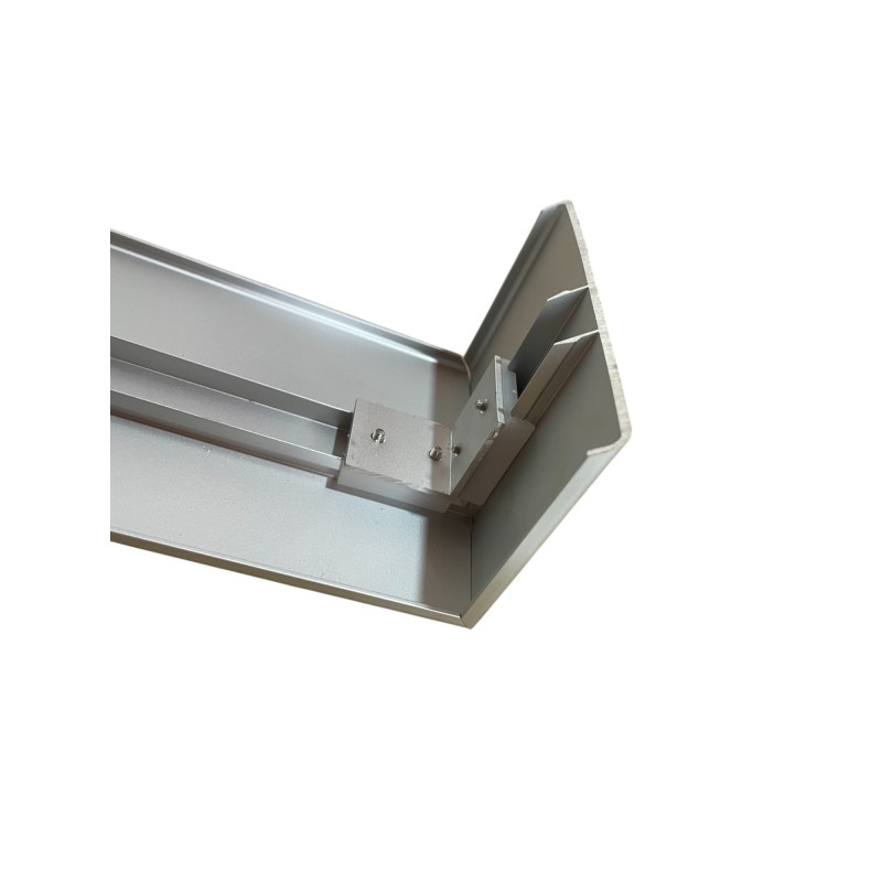 Riel de puerta corredera de aluminio anodizado CACHE