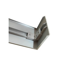 Riel de puerta corredera de aluminio anodizado CACHE