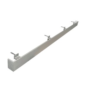 CACHE Rideau / Rail ALU  pour Rideau RAIL et Porte Coulissante ALUMINIUM Anodisé DE  1M 95