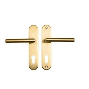 copia di Maniglia per porta su placca "Interasse 165 mm", Acciaio Inox 304, modello Mini "TINA"