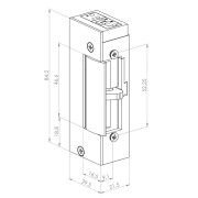 Riscontro elettrico KLOSE alta sicurezza 1000 kg Standard.