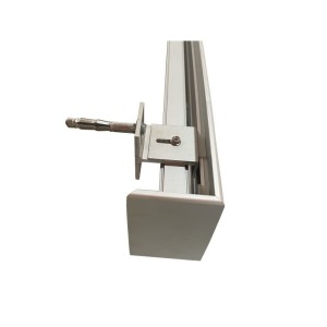 KIT COMPLETO: PERCHA + BARANDILLA DE PUERTA CORREDERA / Talla:1M65 cm.