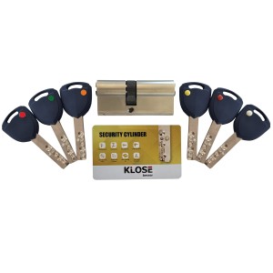 Cilindro di alta sicurezza KLOSE besser OX6 da 30x40 mm con 6 chiavi non duplicabili