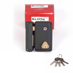 Serrure Monopoint en Applique à Fouillot Verticale 130 x 75 mm - ( idem JPM CISA ) 3 clés