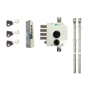 Cerradura de 3 puntos MOTTURA 630 A2P1* ESTRELLA BLANCA Con Cerradero Eléctrico