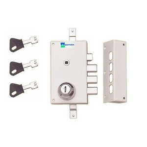 Serrure 3 Points Mottura  448 A2P1 Etoile Blanche Agrée Assurances Avec 3 Clés a Pompe Incrochetables
