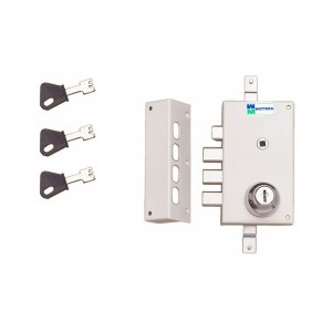 Serrure 3 Points Mottura  448 A2P1 Etoile Blanche Agrée Assurances Avec 3 Clés a Pompe Incrochetables