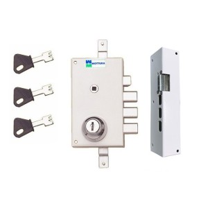 Serrure 3 Points MOTTURA 448 A2P1* ETOILE  BLANCHE Avec Gache Électrique