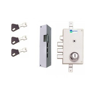 Serrure 3 Points MOTTURA 448 A2P1* ETOILE  BLANCHE Avec Gache Électrique