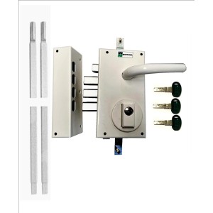 Serrure 3 Points MOTTURA 468 K Blanche Remplact. serr.Fichet 787.