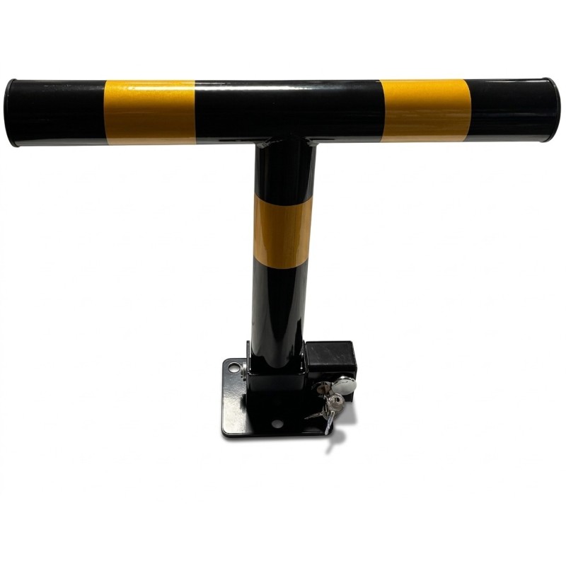 Barriere de Parking manuelle Design Noire ,moderne, en forme de "T"