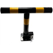 Barriere de Parking manuelle Design Noire ,moderne, en forme de "T"