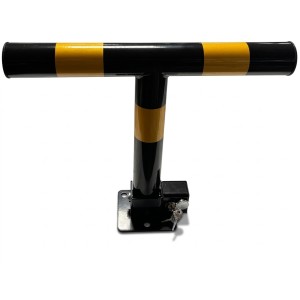 Barriere de Parking manuelle Design Noire ,moderne, en forme de "T"