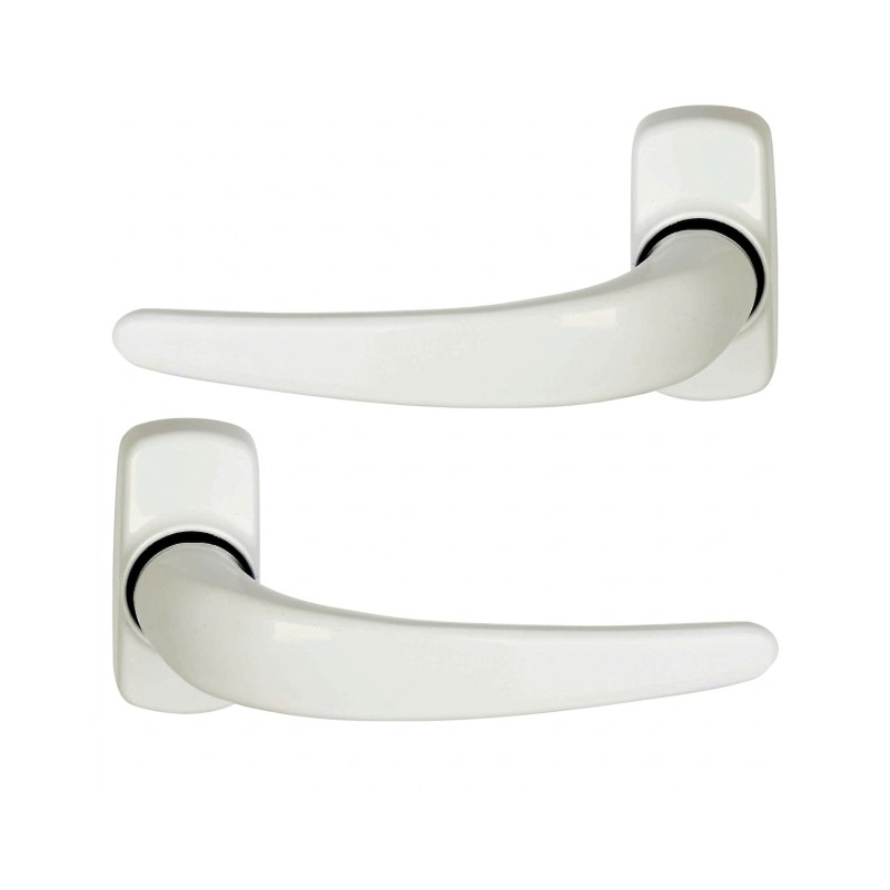 Maniglia per porta “STELUS”, Bianca, di Ottima Qualità.