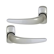KLOSE besser.Paire de Poignées de porte KLOSE besser "STELLUS" - Aluminium - Grises.