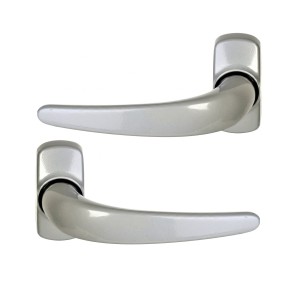 Manilla de puerta «STELUS» gris.