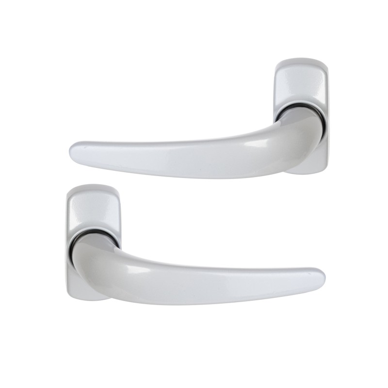 KLOSE besser.Paire de Poignées de porte KLOSE besser "STELLUS" - Aluminium - Grises.