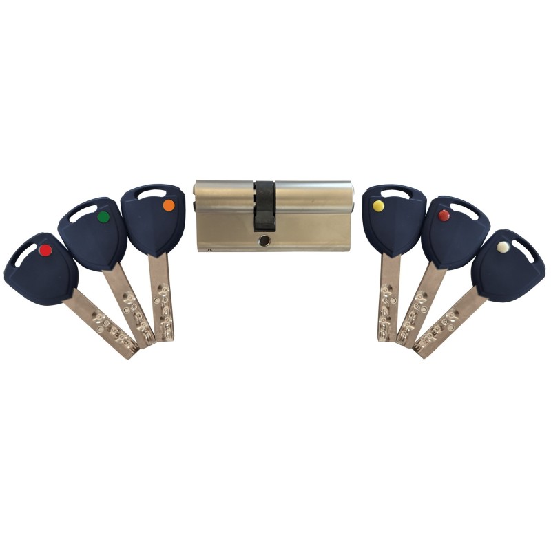 Cilindro di alta sicurezza KLOSE besser OX6 da 30x40 mm con 6 chiavi non duplicabili
