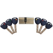 Cilindro di alta sicurezza KLOSE besser OX6 da 30x40 mm con 6 chiavi non duplicabili