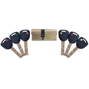 Cilindro di alta sicurezza KLOSE besser OX6 da 30x40 mm con 6 chiavi non duplicabili