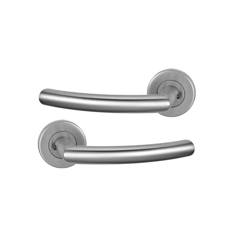 Paire de  Poignée de Porte sur Rosaces  "ELSA Ronde"