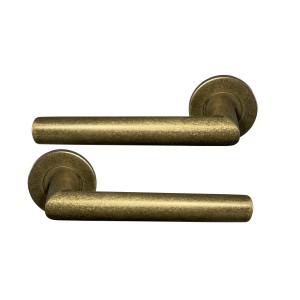 Par de asas de rosa de acero inoxidable "ANTIK GOLD"