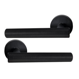 Par de asas sobre rosas "STRIPED BLACK" Acero inoxidable 304 macizo